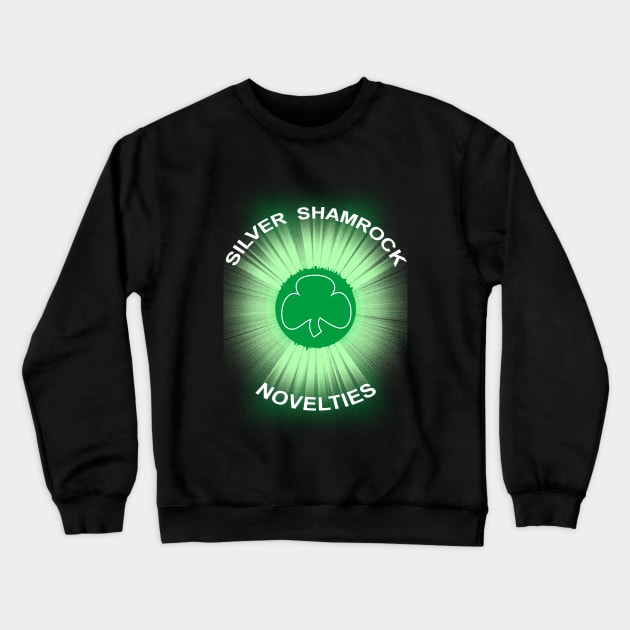 Silver Shamrock Crewneck Sweatshirt by SquareDog